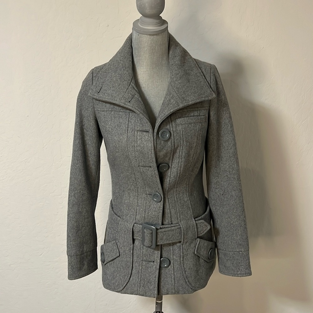 Wool Blend Peacoat